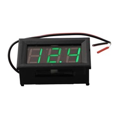 Reliable for 2 line LED Voltmeter DC Voltage Range 4 5V 30V Red Blue Green