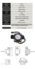 Flow Meter Kit Automatic Dosing YF-S201 Solenoid Valve G1/2 Nylon Water Sensor