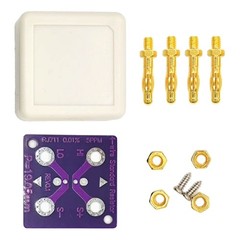 Gold Plated 4 Wire Short Socket Resistance Calibration Tool Designed for DMMs