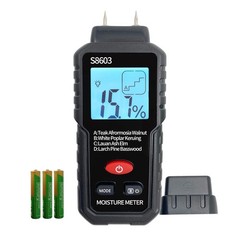 099.9% Pin Type digital wood moisture meter for firewood,Wood Humidity Tester…