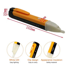 Non-Contact Induction Test Pencil 90-1000V Tester Electrical Socket Wall AC Powe