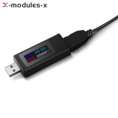 DC 4-30V USB Current Voltage Timing Power Capacity Tester LCD Display 0-6.5A