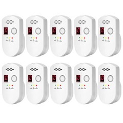 10X Digital Gas Leak Detector Alarm Sensor Propane Butane Methane Natural Catch