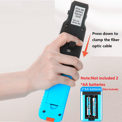 Fiber Optic Identifier With 10MW Visual Fault Locator 0.25 -3.0 Mm Fiber Lines F