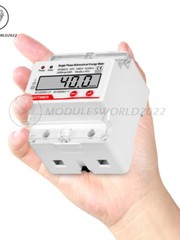 4P Single-Phase Multifunction LCD Electric Energy Meter RS485 Modbus 230V 80A