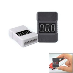 Black/White BX100 Low Voltage Buzzer Alarm For 1-8s Lipl/Li-ion/LiMn/Li-Fe E