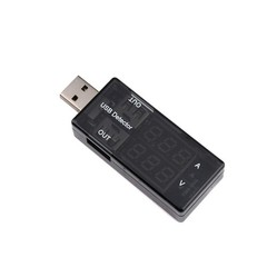 Compact USB Power Meter with LED Display – Measures Voltage 3-7.5V and Current