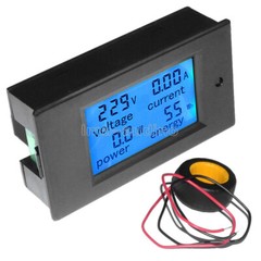 Digital Voltage Volt Current Meter Panel Power Energy LCD AC 80-260V 0-100A
