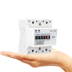 Electric Meter, Kwh Meter, Single Phase 4P LED Din-Rail Electricity Power Consum