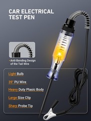 Circuit Tester 6V-12V-24V DC Automotive Test Light Pen Probe Diagnostics