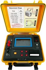 10A Transformer DC Resistance Tester with Range 200.0uΩ~50.00kΩ Bulti-in Printer