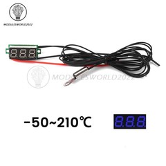 DC4-28V 0.28″ High Temperature Sensor Detector Digital Thermometer NTC Probe
