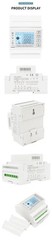 3 Phase DIN Rail Energy Meter Electric Consumption Meter with 3x KCT24 100-400A