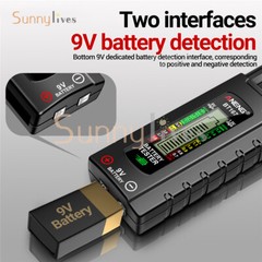 ANENG Multifunctional Digital Battery Testers Detector for AA/AAA/C/D/9V/21700