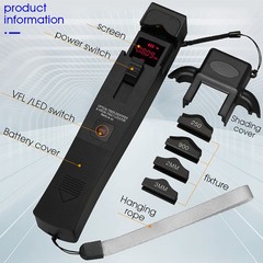 10mw VFL 800-1700nm Handheld Optical Fiber Identifier Fiber Optic Detector