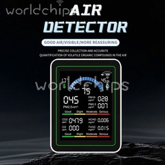 10-in-1 Air Quality Detector PM2.5 PM10 PM HCHO TVOC CO CO2 Formaldehyde Monitor