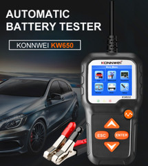 KONNWEI KW650 battery detector for motorcycle battery car diagnostic Tester