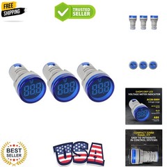 Led Voltage Indicator 22 mm – Digital Voltmeter AC20-500V with led Voltage Di…