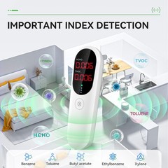 Air Quality Monitor,Indoor Formaldehyde Detector, TVOC Tester for Indoor Air …