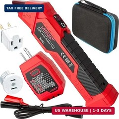NOYAFA NF-827 Circuit Breaker Finder Tool with 3 Accessories &GFCI Outlet Tester