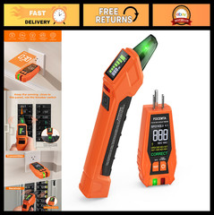 Circuit Breaker Finder & GFCI Outlet Tester – Digital LCD, 90-135V Tracer Tool,