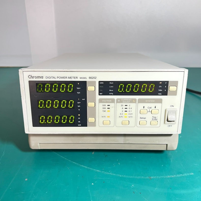 1PC Used Chroma 66202 Power Meter Complete Set With A662003 Test Fixture