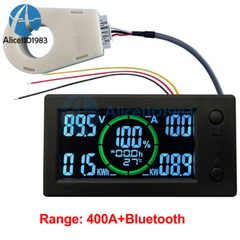 DC300V 50A/100A/200A/400A Bluetooth Voltage Current Power Energy Coulombmeter