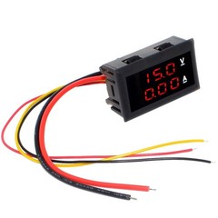 DC 30V 999mA Dual LED Display Digital Voltmeter Ammeter Voltage Current Tester