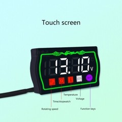 for DC 9V-24V Voltage Panel Meter for Motorcycle 4 in 1/5 in 1 Waterproof Voltme