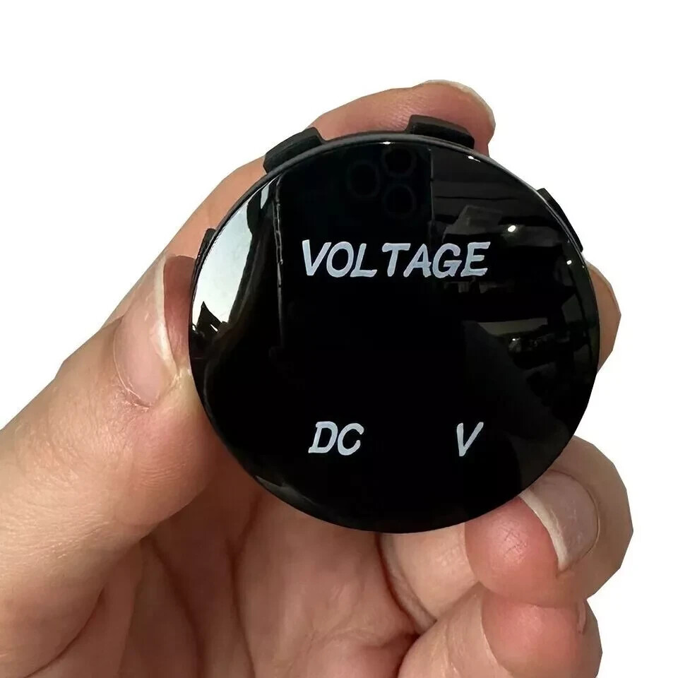 Mini LED Digital Voltmeter Voltage Meter Guage Volt Tester 12V Car Motorcycle