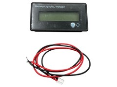 Battery Capacity Voltage Tester W/ Flash Alarm DC 12V 24V 36V 48V 72V Motorcycle
