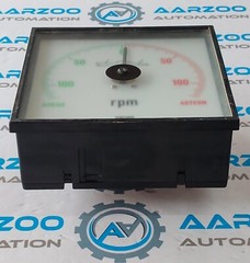 NORCONTROL DLQ144-PC-NB RPM METER RPM INDICATOR 100-0-100