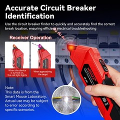 NF827 Circuit Breaker Finder Tool GFCI Outlet Tester 90120V AC Sensitivity