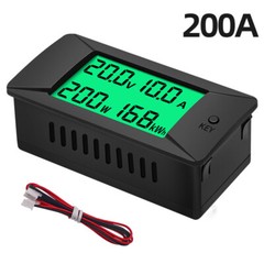 Multi-function DC 0-300V Digital LCD Voltage Current Meter Power Energy Tester
