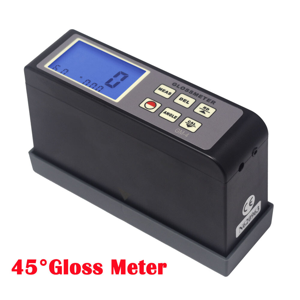 Digital 45 Degree Surface Gloss Meter Glossmeter Tester with Range 0.1 to 200GU