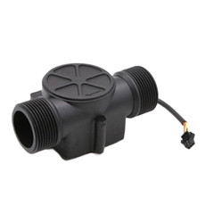 Water Flow Sensor ZJ-DN32 1.25 inch Thread Nylon Body 2-120 L/min Range