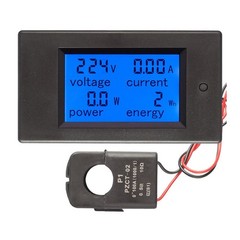 AC80-260V 0-100A 4 in 1 Digital Voltmeter Power Energy Watt Meter Voltage Tester