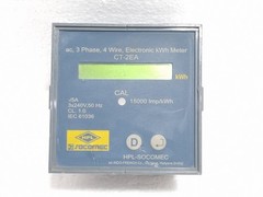 HPL-SOCOMEC CT-2EA AC,3 Phase,4 Wire,Electronic Meter 5A 3x240V 50Hz