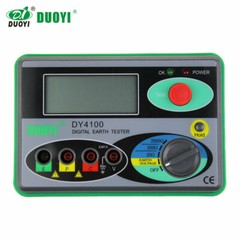 DY4100 Digital LCD Screen Display Earth Ground Resistance Tester Measuring Meter