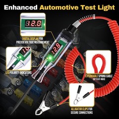 Automotive Test Light 3V-48V Automatic Bidirectional Voltage Tester – Easy