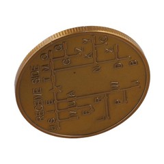 Educational Training Coin for Morse Code Practice Designed for Radio Hobbyists