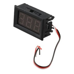 LED Digital DC Voltmeter with Convenient Wiring Reverse Connection Protection