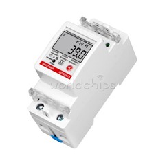DIN-Rail Multifunction Single-Phase Energy Meter 2P With RS485 Modbus AC230V