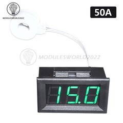 DC120V 50A 100A 200A 400A Digital Hall Voltage Current Meter Voltmeter Ammeter