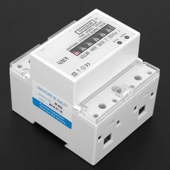 Digital Electric Meter Single Phase DIN Rail kWh Meter 4P LED 10-40A DDM75S