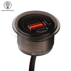 DC 7-30V Waterproof Digital Voltage Battery Capacity Level Indicator Voltmeter