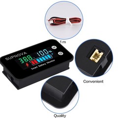 Battery Monitor12v 24v 36v 48v 60v 72v, Car,Golf cart Battery Tester,Digital …