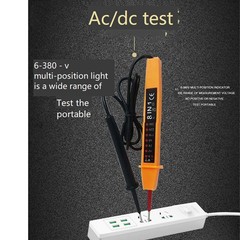 Eight in a One Tester Voltage AC DC 6-380V Car Electric Pen Detector with 3882-