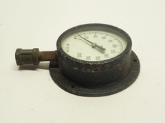 VINTAGE MARSHALLTOWN 0-200 PSI PRESSURE GAUGE #84037 HAS WEAR USED PRE-OWNED
