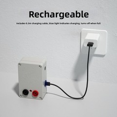 9V Continuity Tester with Buzzer and LED for Electronics Cable Verification